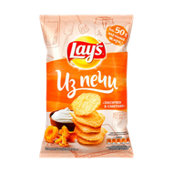 Чипсы «Lay's из печи» со вкусом лисички в сметане - Мир Продуктов №3