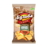 Чипсы «Бульба Chips» из сырого картофеля вкус заморского краба