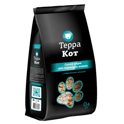 Сухой корм для кошек «ТерраКот» норвежский лосось