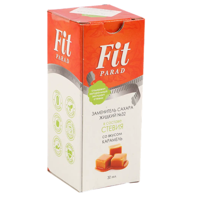 За­ме­ни­тель сахара «Fit Parad» со вкусом ка­ра­ме­ли