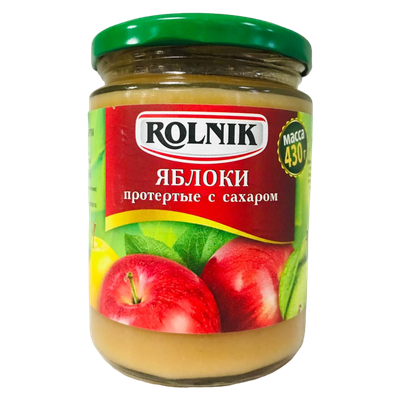 Яблоки протертые «Rolnik» с сахаром