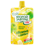 Десерт фруктовый «Второй завтрак» яблоко-банан-овсяные хлопья