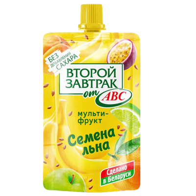 Десерт фруктовый «Второй завтрак» семена льна-мультифрукт