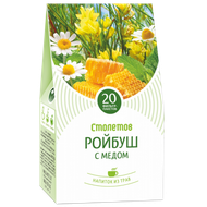 Чайный напиток «Столетов» ройбуш с медом 20 пакетиков - Мир Продуктов №4