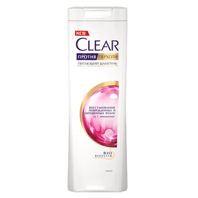 Шам­пунь «Clear» для по­вре­ждён­ных и окра­шен­ных волос