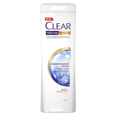Шам­пунь «Clear» мак­си­маль­ный объем