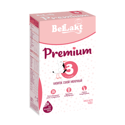 Напиток сухой молочный «Bellakt» Premium 3 с 12 месяцев