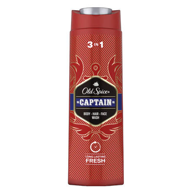Гель для душа-шам­пунь «Old Spice» captain  2в1
