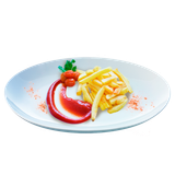 Картофель фри со сложным гарниром