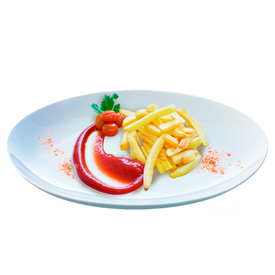 Картофель фри со сложным гарниром