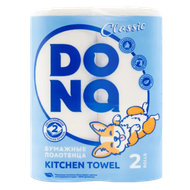 Полотенца бумажные «DONA» двухслойные - Мир Продуктов №3