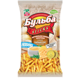 Соломка картофельная «Бульба STICKS» сырный соус