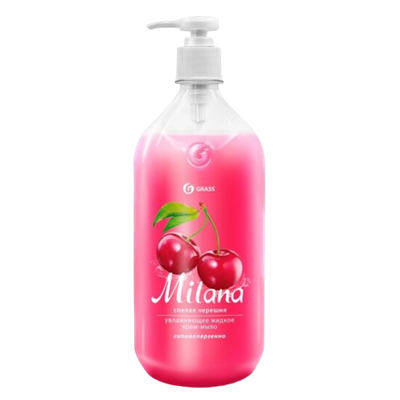 Крем-мыло жидкое «Milana» спелая вишня