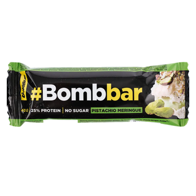 Батончик протеиновый «Bombbar» фи­сташ­ко­вая ме­рен­га