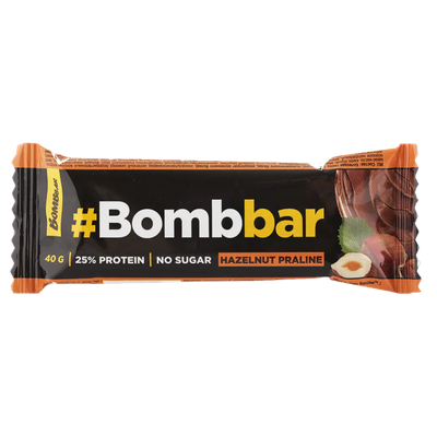 Батончик про­те­и­но­вый «Bombbar» фун­дуч­ное пра­лине