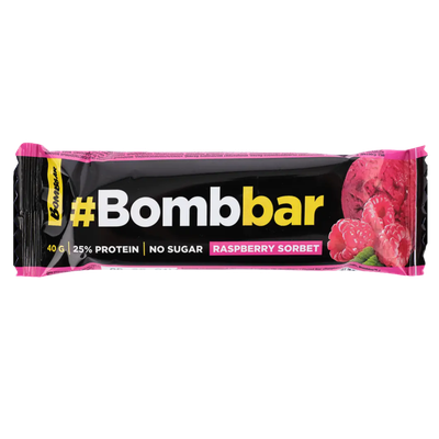 Ба­тон­чик гла­зи­ро­ван­ный «Bombbar» ма­ли­но­вый сорбет