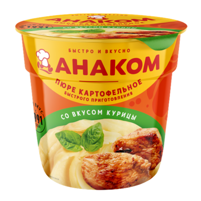 Пюре картофельное «Анаком» с курицей