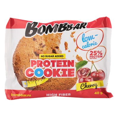 Печенье протеиновое «Bombbar» вишня