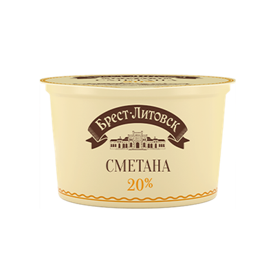 Сметана «Брест-Литовск» 20%