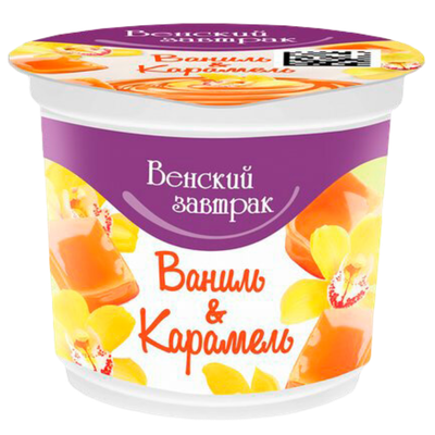 Десерт творожный «Венский завтрак» ваниль-карамель 4,6%
