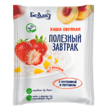 Каша овсяная «Беллакт» клубника-персик
