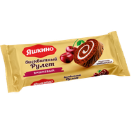 Рулет бисквитный «Яшкино» вишня - Мир Продуктов №4