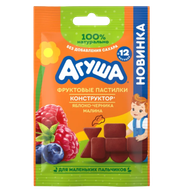 Пастилки фруктовые «Агуша» яблоко-черника-малина - Мир Продуктов №3