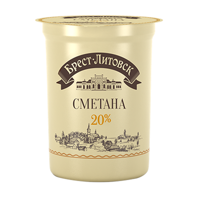 Сметана «Брест-Литовск» 20%