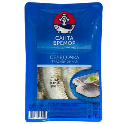 Сельдь филе «Санта Бремор» традиционная