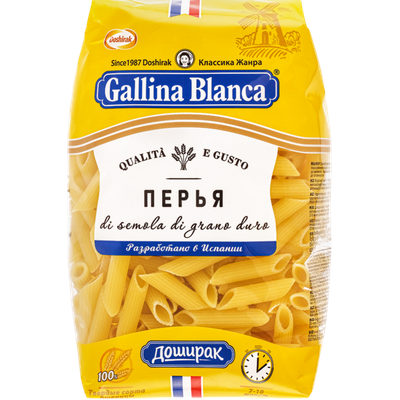 Макаронные изделия «Gallina Blanca» перья
