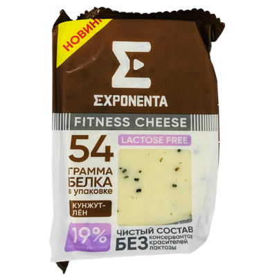 Сыр «Exponenta» Fitness Cheese кунжут-лен