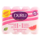 Мыло туалетное «Duru» увлажняющий крем+розовый грейпфрут