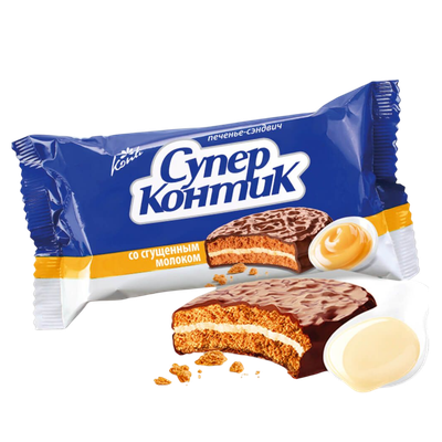 Печенье «Супер-Контик» сгущенное молоко