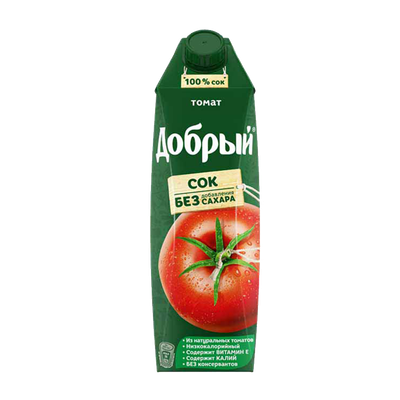 Сок томатный «Добрый» с солью