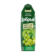 Сок «Добрый» яблоко-виноград - Вкусный Дом