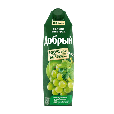 Сок «Добрый» яблоко-виноград