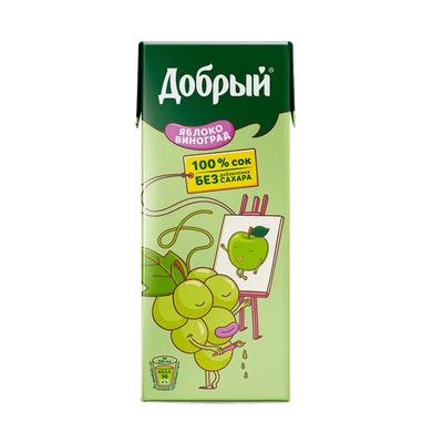 Сок «Добрый» яблоко-виноград