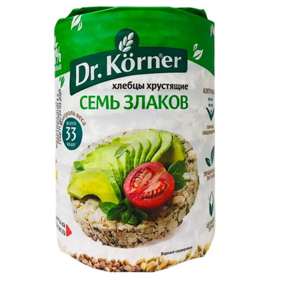 Хлебцы хру­стя­щие «Dr.Korner» семь злаков