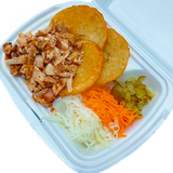 Драники с курицей гриль