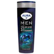 Гель-шампунь «Aura Men» экстра свежесть - Галамарт