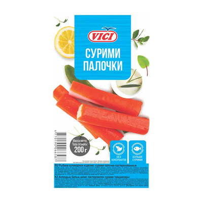 Сурими палочки «Vici» охлажденные