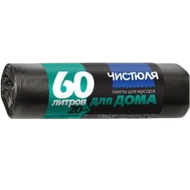 Пакеты для мусора «Чистюля» 60л/20шт - Мир Продуктов №3