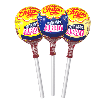 Карамель «Chupa Chups» кола-лимон-ваниль