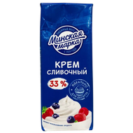 Крем сливочный «Минская марка» 33% - Мир Продуктов №4