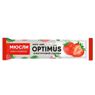 Батончик «Optimus» злаки-клубника в йогуртовой глазури - Мир Продуктов №3