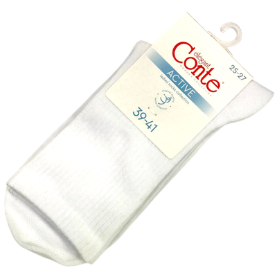 Носки женские «Conte» белые р.39-41