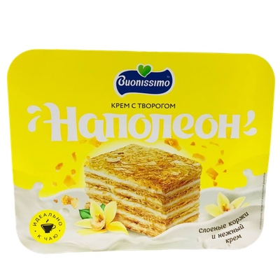 Крем с творогом «Buonissimo» наполеон