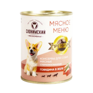 Консервы для собак «Мясное меню премиум» говядина в желе - Мир Продуктов №4