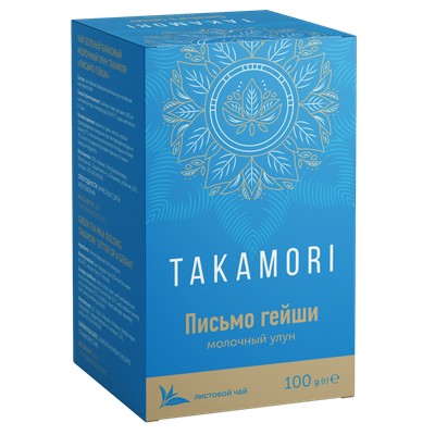 Чай зеленый «Takamori» молочный улун