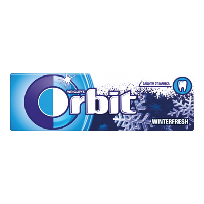 Жевательная резинка «Orbit» Winterfresh мята и ментол